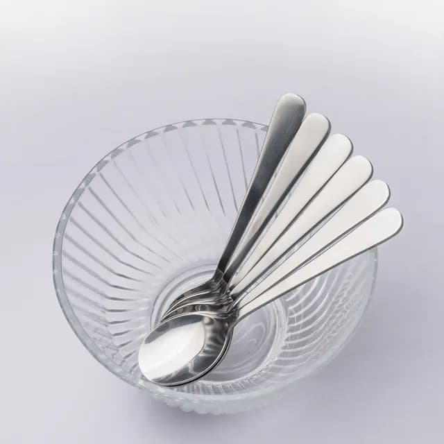 【台灣第一筷】甜點湯匙6件組(不鏽鋼湯匙/甜點湯匙/餐具/304不鏽鋼/台灣製湯匙 /兒童湯匙)