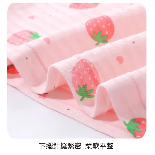 【橘魔法】美人魚 草莓 跳舞兔子條紋小飛袖連身裙(洋裝 連衣裙 大童 居家服 睡裙 睡衣 童裝 女童 兒童)