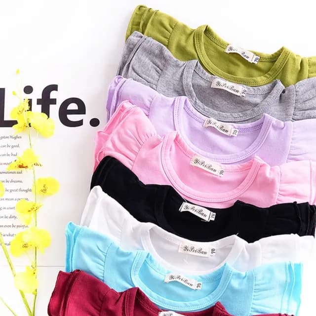 【橘魔法】超好搭純色小飛袖包屁衣(連身衣 嬰幼兒 寶寶 女童 兒童 小童 童裝)