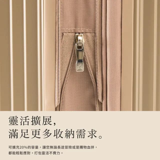 【A.L.I】28吋 PC擴充行李箱 YKK防爆防盜拉鍊 底部取物把手 Solid Knight系列-ALI07528(日本製 10年保固)