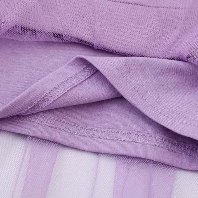 【橘魔法】翻轉亮片星星長袖長版上衣(娃娃衫 長袖上衣 薄長袖 女童 兒童 童裝)