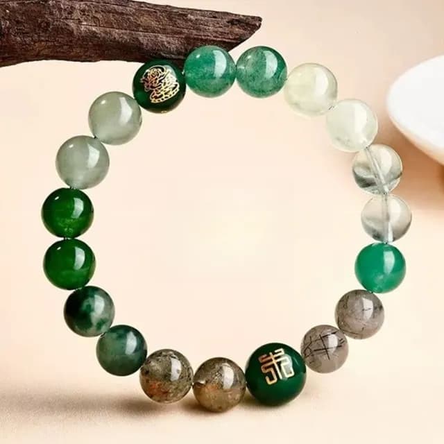 【MoonDy】雙11 手鍊 五行手鍊 金木水火土 水晶手鍊 天然水晶 五行圓滿 多寶水晶 男女適用 瑪瑙