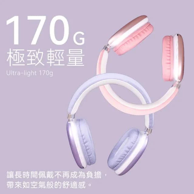 【DTAudio】T10 耳罩式藍芽耳機(MP3插卡、Hi-Fi音質、20 小時超強續航)