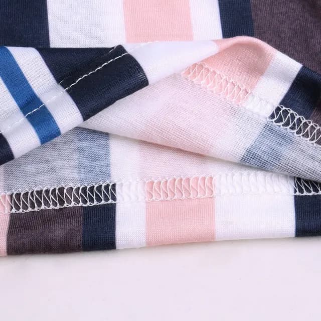 【橘魔法】條紋拼接沙灘長裙(短袖 無袖 背心洋裝 童長裙 長洋裝 兒童 女童 童裝)