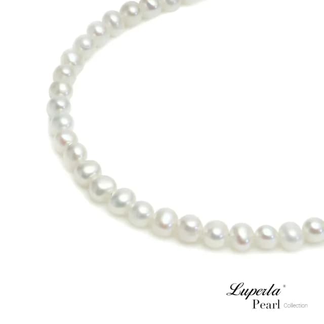 【大東山珠寶】輕時尚淡水珍珠手鍊 3.5-4mm 輕時尚氣質 多重佩戴 小珍珠手鍊925銀(氣質珍珠)