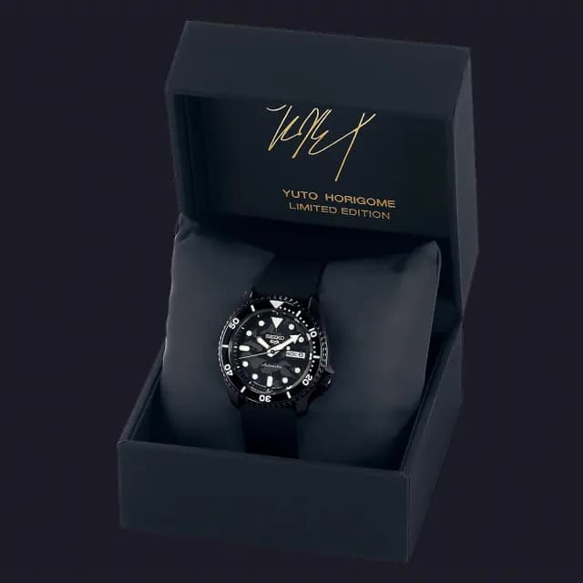 【SEIKO 精工】5 Sports 系列 限量 堀米雄斗限定款機械錶 禮物 送禮 推薦(SRPJ39K1/4R36-13W0C)