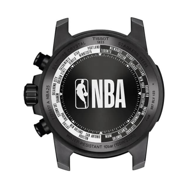 【TISSOT 天梭】NBA特別版 東尼·帕克配戴款 三眼計時腕錶 雙11 特惠 推薦(T1256173706700)