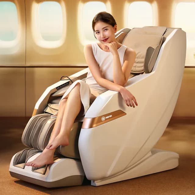 【輝葉】頭等艙手感包覆追夢椅 按摩椅 雙11(AI身形偵測/腳底按摩 HY-5018)