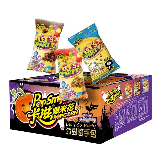 【卡滋】爆米花歡樂派對箱12g*30包(生日派對版/兒童派對版/萬聖派對版)
