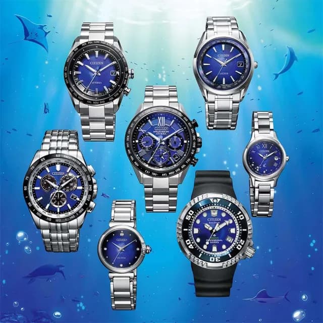 【CITIZEN 星辰】UNITE with BLUE 寧靜之海 限量 鈦 GPS衛星對時計時手錶 禮物 送禮 推薦(CC4075-50L)