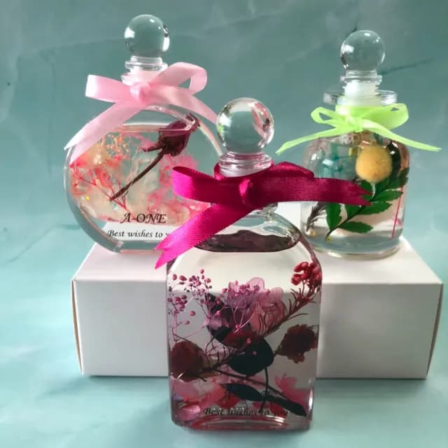 【A-ONE 匯旺】祝福瓶 黃金造型瓶蓋 100ml 浮游花瓶 香水瓶 擴香浮游花 香薰瓶 玻璃瓶