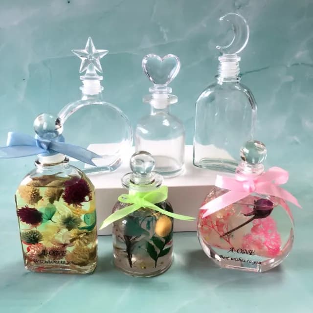 【A-ONE 匯旺】永生花擴香瓶 雀鳥造型瓶蓋 浮游花瓶 100ml 漂浮花瓶 透明花瓶 小花瓶