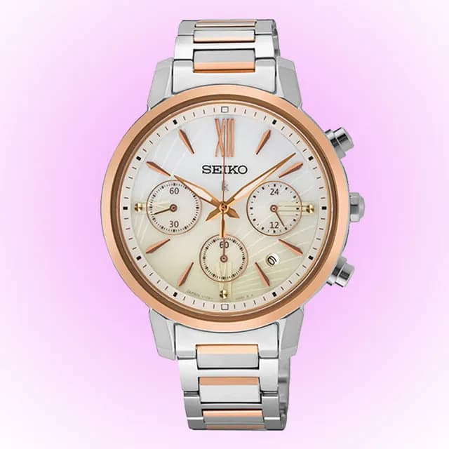 【SEIKO 精工】LUKIA 廣告款 太陽能純潔海芋女錶 手錶 送禮 推薦(SSC920J1/V175-0FC0Y)