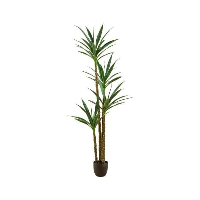 亞馬遜熱銷款仿真綠植劍麻樹 龍舌蘭假樹盆栽客廳擺件假劍蘭植物