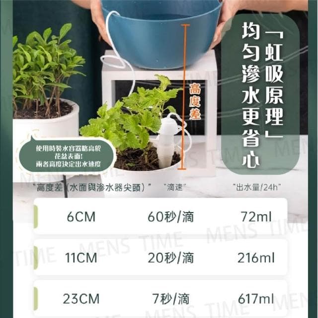 台灣現貨 ️一盆水可自動澆灌多盆植物 自動澆水器 自動澆水 懶人盆栽 澆花 澆水 澆花器 澆水器 日式滲水器