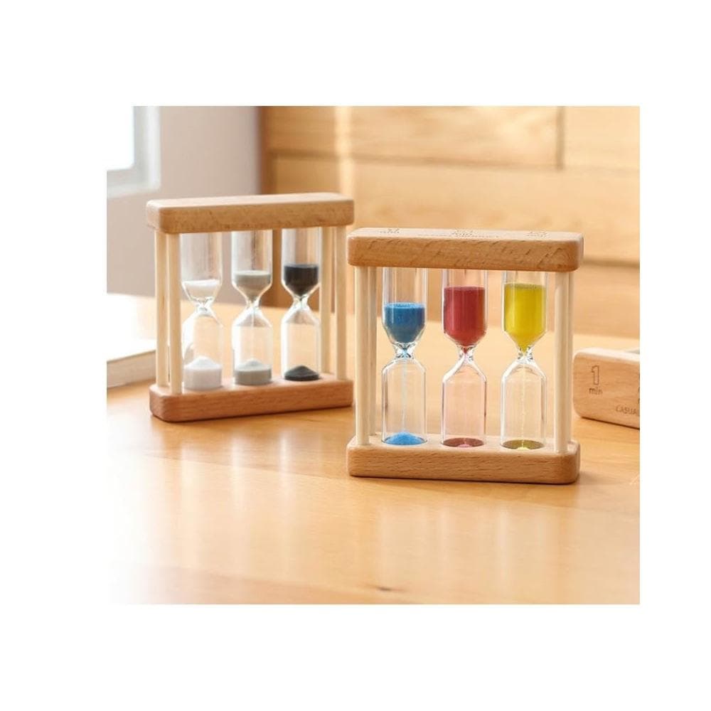 三合一 沙漏 ⏳ 計時器 防摔 1/3/5 一 三 五分鐘 創意裝飾品 擺件 禮物 交換禮物 生日禮物 HW14