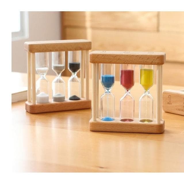 三合一 沙漏 ⏳ 計時器 防摔 1/3/5 一 三 五分鐘 創意裝飾品 擺件 禮物 交換禮物 生日禮物 HW14