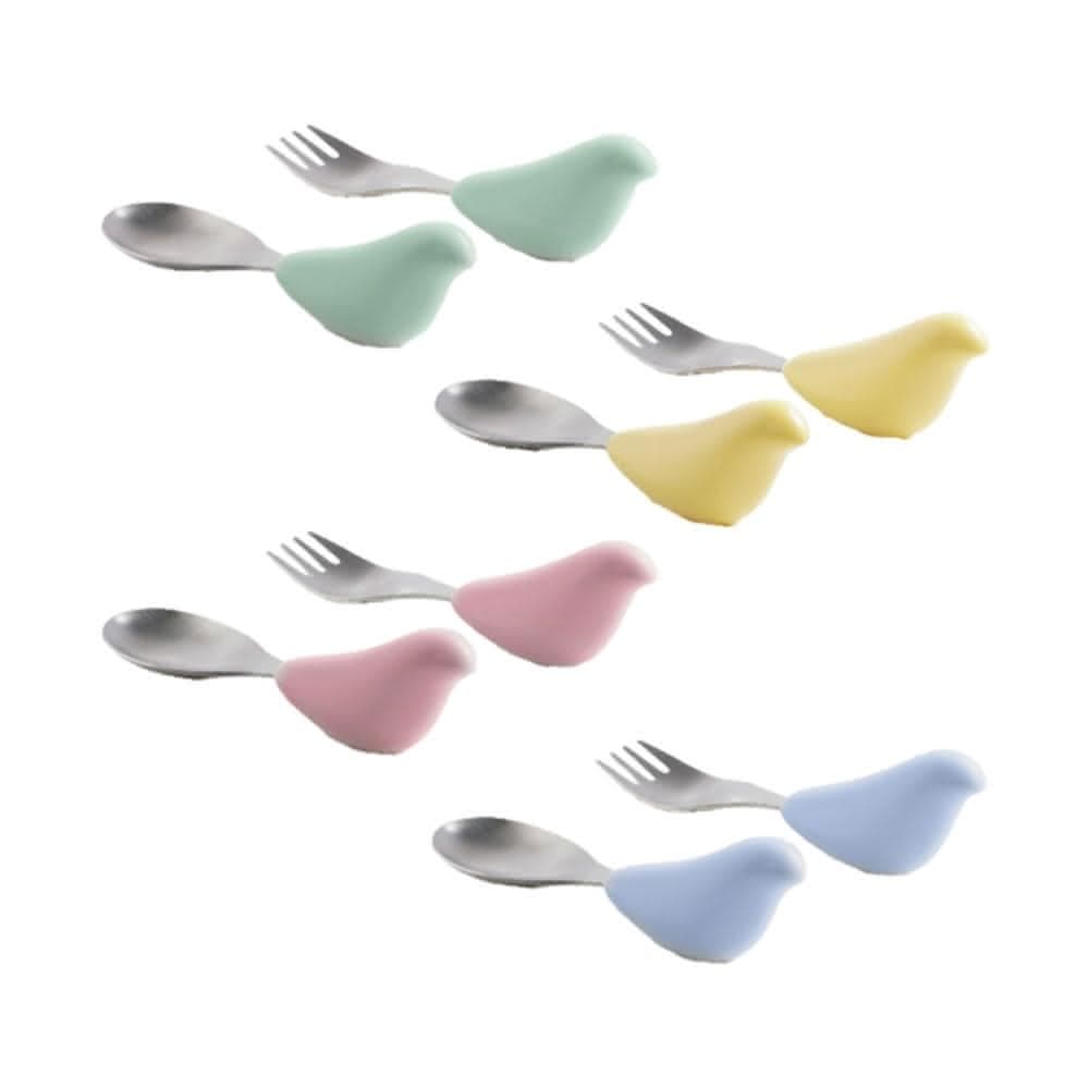 CYD Terra Picaboo 布咔寶學習餐具|學習叉匙組-4色可選(寶寶餐具)