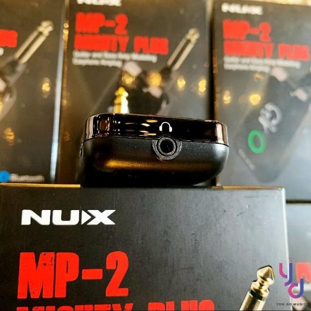 【NUX】Nux Mighty Plug MP02 電吉他 電木吉他 貝斯 攜帶型 藍芽音箱 效果器 公司貨(nux 電 木 吉他 bass 音箱 錄音介面)