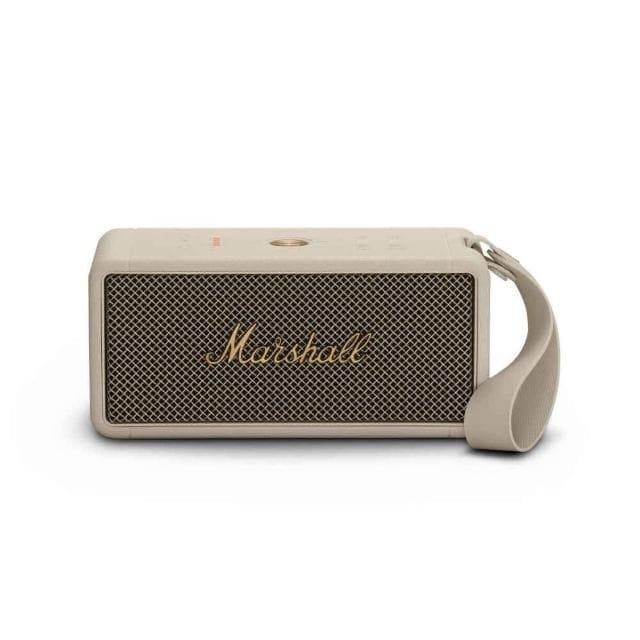 【Marshall】Marshall Middleton 〔黑金色/奶油白〕 藍芽 喇叭 充電式 防水防塵 輕巧便攜 公司貨 18個月保(marshall middleton 藍牙 音響)