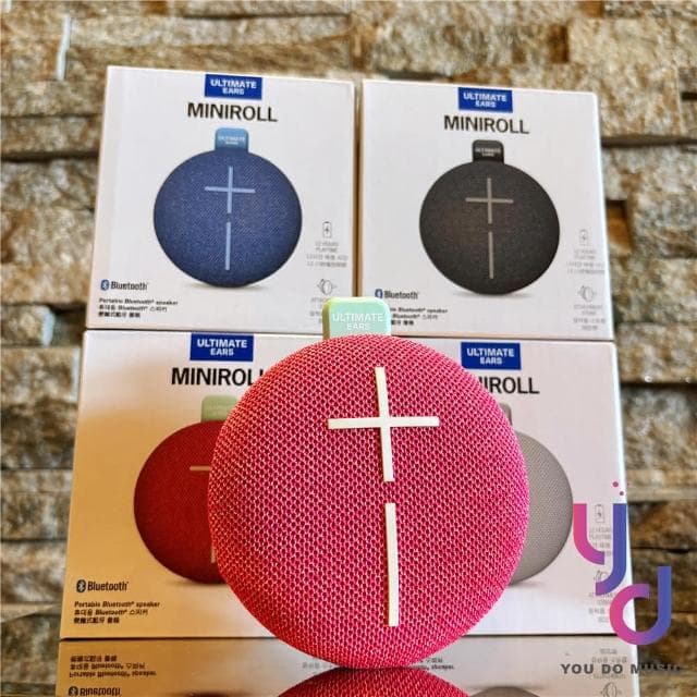 羅技 UE Ultimate Ears Miniroll 便攜式 藍牙 喇叭 音響 黑白粉藍 台灣 公司貨 2年保固