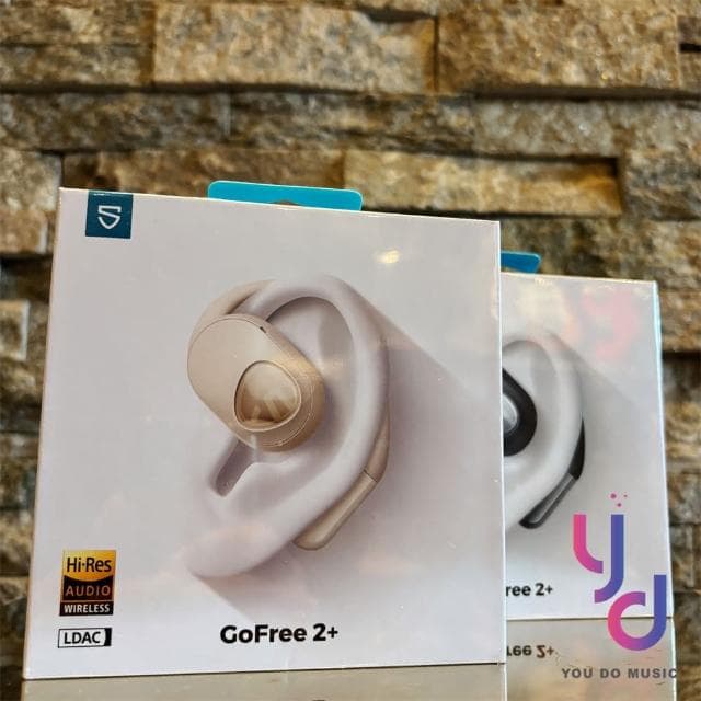 SOUNDPEATS GO Free 2+ 真無線 開放式 藍牙 耳機 IPX5 防水 遊戲模式 APP 公司貨〔黑/米白〕