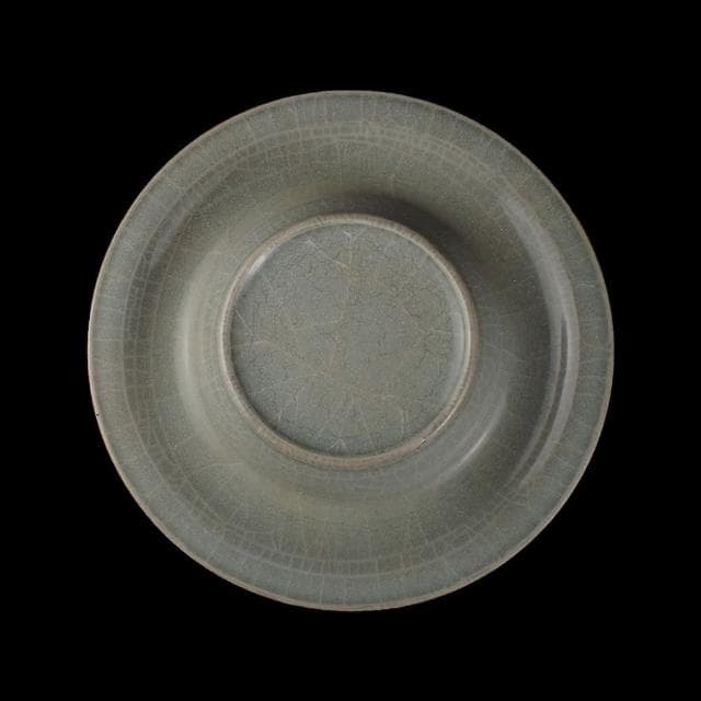 《博古珍藏》宋 官窯盞托 早期收藏 老件茶杯瓷器 博物館級文物