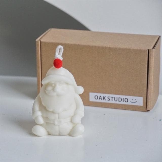 【Warm House Decor 暖和家居】韓系ins風薑餅人蠟燭(聖誕結佈置 聖誕交換禮物 節慶小裝飾 聖誕交換禮物 可愛小蠟燭 聖誕蠟)