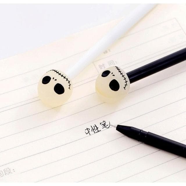 夜光骷髏筆 萬聖節 造型筆 搞笑趣味 韓風可愛創意 仿真筆 婚禮小物 交換禮物