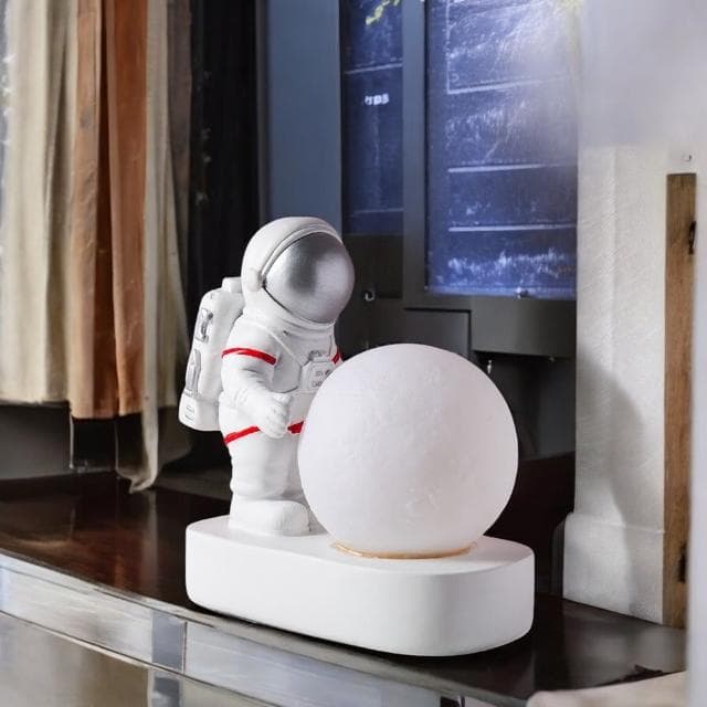 交換禮物 太空人月球小夜燈 小夜燈 床頭燈 禮物 七種顏色 六款選擇 聖誕節 情人節