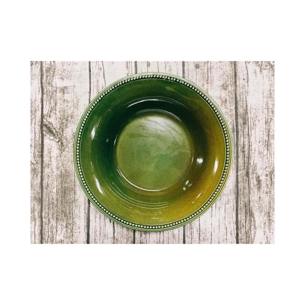 《茉莉餐具》 墨綠深砵13‘’ 日式料理瓷器 日和食 洋和食 出清