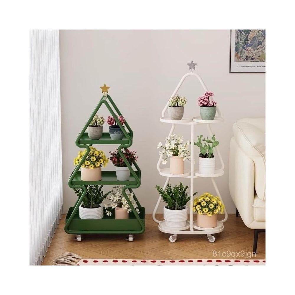 🎉特價下殺 花架 陽臺花架 落地架 鐵藝花架置物架陽臺移動花盆新款客廳花架子落地式多肉託架 植物花架 盆栽架