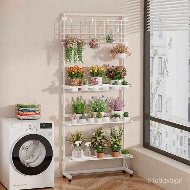 🎉特價下殺 花架 陽臺花架 落地架 多肉花架置物架陽臺爬藤架子鐵藝層架多層客廳落地花盆託架多功能 植物花架 盆栽架