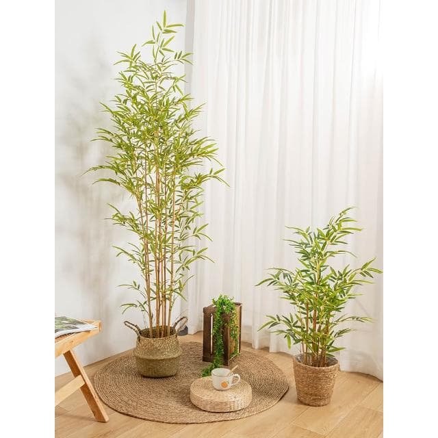 高級仿真綠植竹子盆栽室內客廳新中式禪意造景假竹子植物裝飾擺件