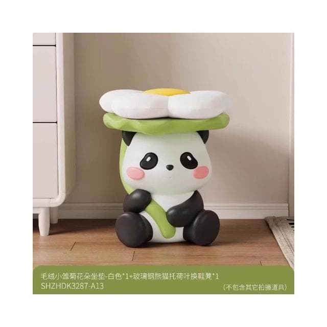 創意可愛蘑菇換鞋凳入戶玄關進門家用落地擺件搬新房喬遷新居禮物