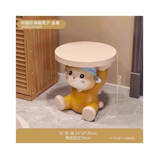 創意可愛蘑菇換鞋凳入戶玄關進門家用落地擺件搬新房喬遷新居禮物