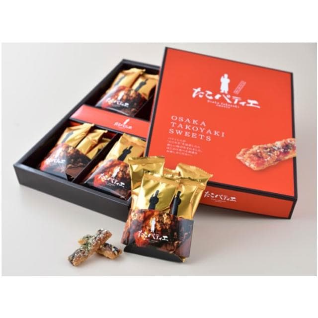 【瓢月堂】章魚燒千層酥 24入/盒(關西限定 千層派 零食 餅乾 禮盒 送禮 點心 伴手禮 大阪名產)