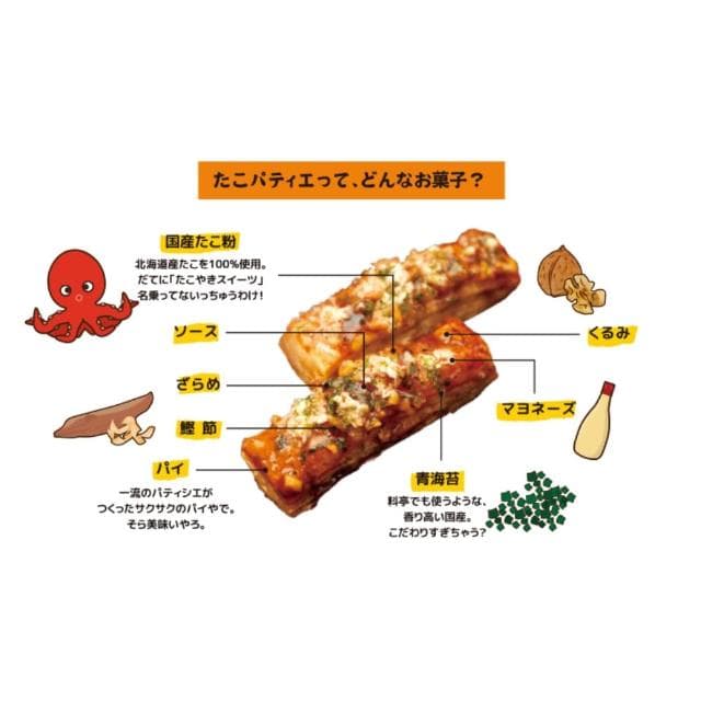【瓢月堂】章魚燒千層酥 24入/盒(關西限定 千層派 零食 餅乾 禮盒 送禮 點心 伴手禮 大阪名產)