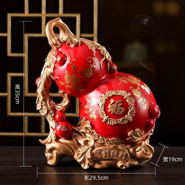 存錢罐 葫蘆 招財 旺財 裝潢 擺件 前臺 裝飾品 開業 送禮物 喬遷 裝修 客廳 案頭 玄關