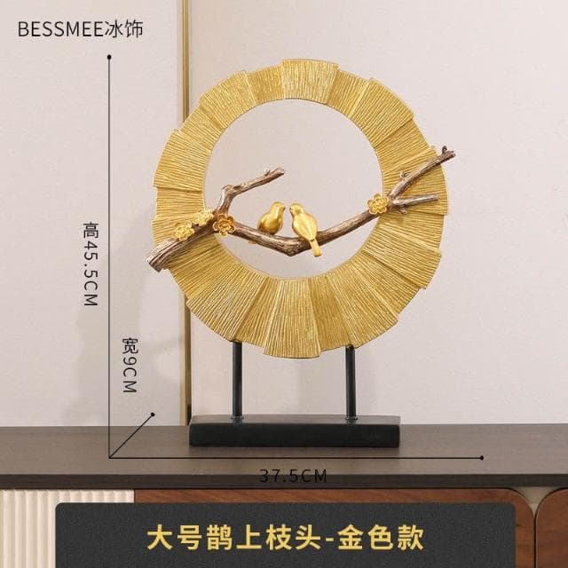 現代輕奢鹿 工藝品擺件 客廳玄關家居喬遷裝飾 生日禮物 北歐風裝飾 入厝禮物