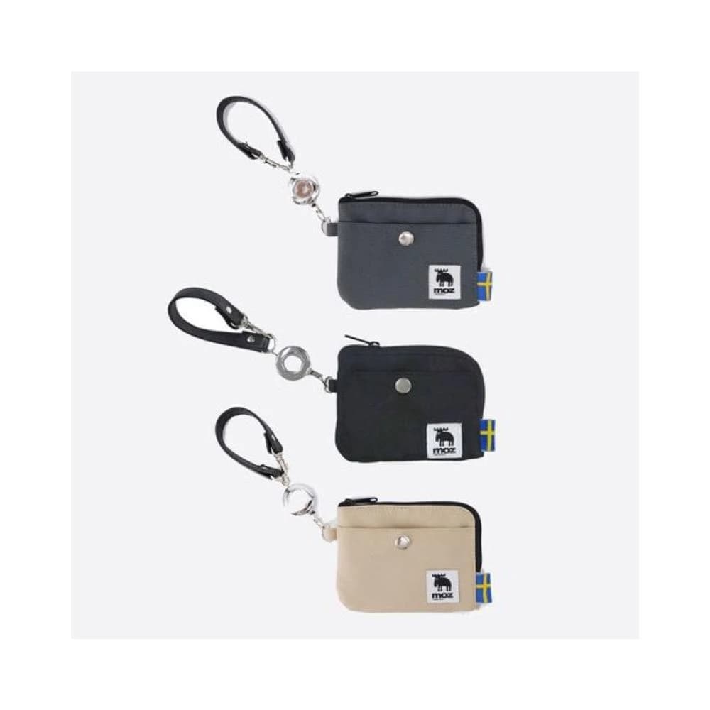 【moz】北歐瑞典 moz 伸縮票卡夾 零錢包 L型零錢包 收納包 票卡包 防潑水