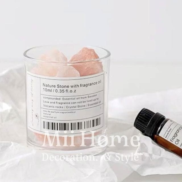 Mii厝邊 無火水晶石擴香石 水晶石香氛 擴香石禮盒 水晶擴香 擴香水晶 水晶香氛 擴香燈五行水晶情人節禮物