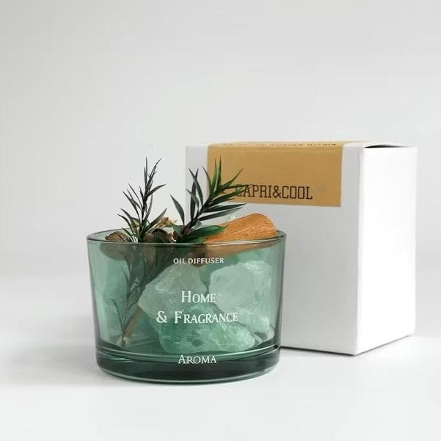 Mii厝邊 水晶石擴香石組 水晶擴香石 擴香石禮盒 水晶擴香 擴香水晶 水晶香氛 擴香燈 五行水晶情人節禮物