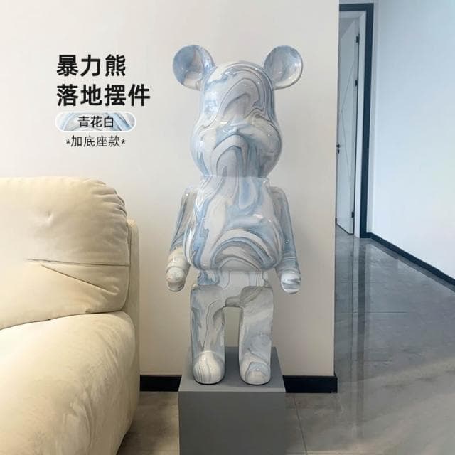 桃甜也居家生活 網紅暴力熊存錢筒落地大擺飾客廳家居電視櫃裝飾新家喬遷新居禮品