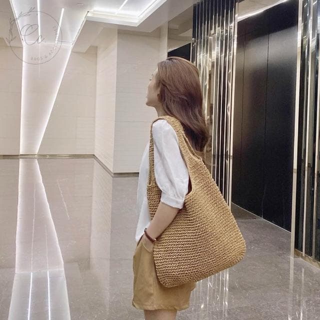 希西小包商 草編包 度假包 手提包女 編織包包包女斜背包手拿包側背包女韓版ins情人節禮物生日禮物 C121