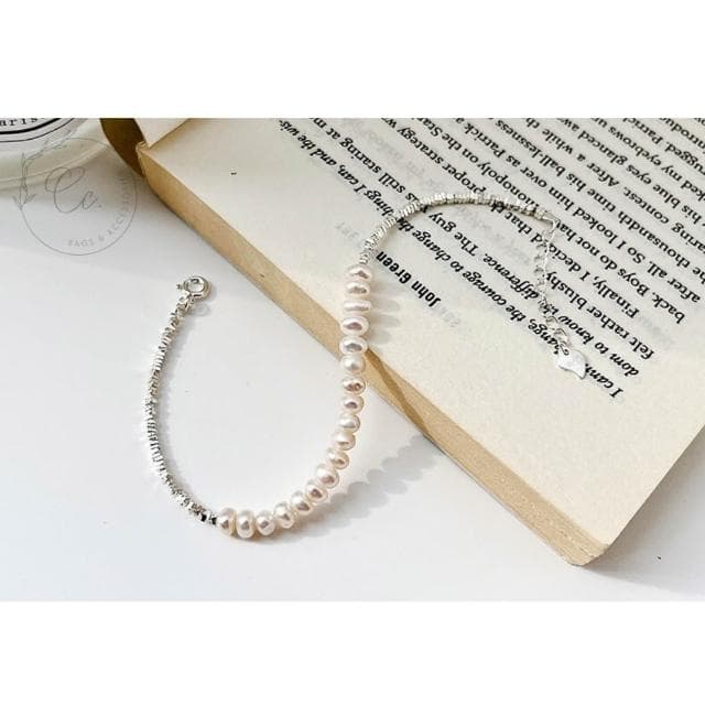 希西小包商 Clacci 925純銀 珍珠手鍊 珍珠戒指 純銀手鍊戒指韓系簡約氣質情人節禮物生日禮物 C165