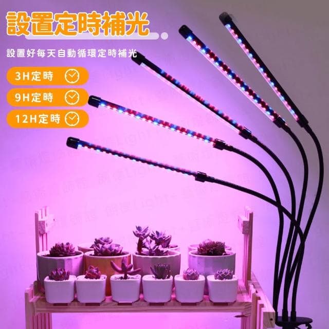 植物夾燈 植物燈 植物生長燈 植物日照燈 植物燈管 多肉燈 補光燈 夾燈 燈管 盆栽燈 紅藍燈 生長燈 水草燈