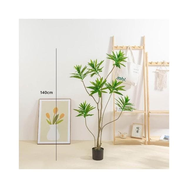 北歐ins風仿真綠植百合竹落地植物盆栽室內客廳裝飾擺件假樹盆景