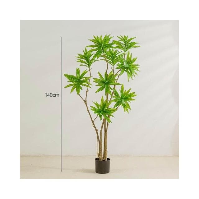 北歐ins風仿真綠植百合竹落地植物盆栽室內客廳裝飾擺件假樹盆景