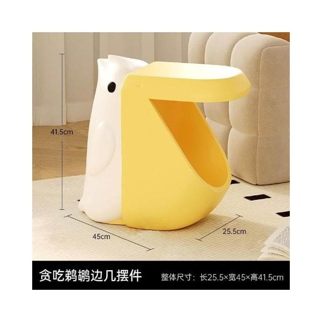 精選免運 卡通鵜鶘邊幾收納擺件家居客廳裝飾品床頭櫃沙發旁電視櫃喬遷禮物